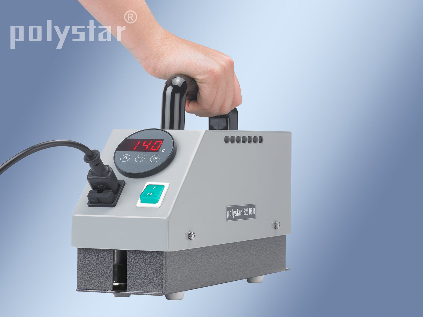 Handgeführte Durchlauf-Schweißmaschine für Polyethylenfolien