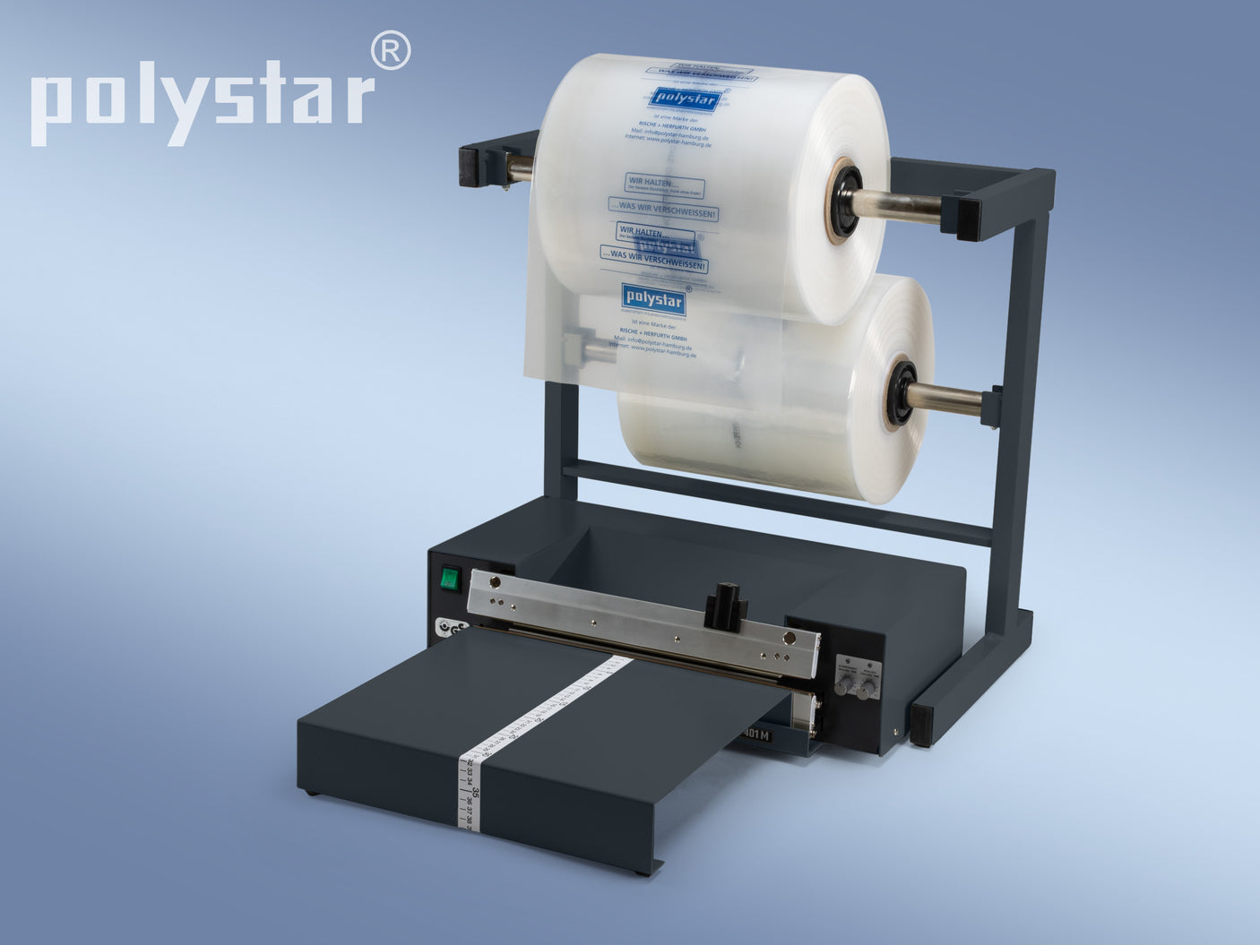 Folienschweißgeräte vertikale Schweißschienen 400 M & 410 M Serie